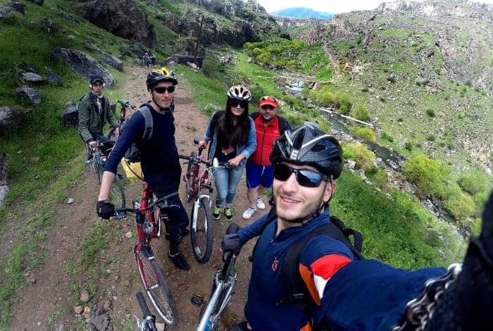 bikers in Armenia 