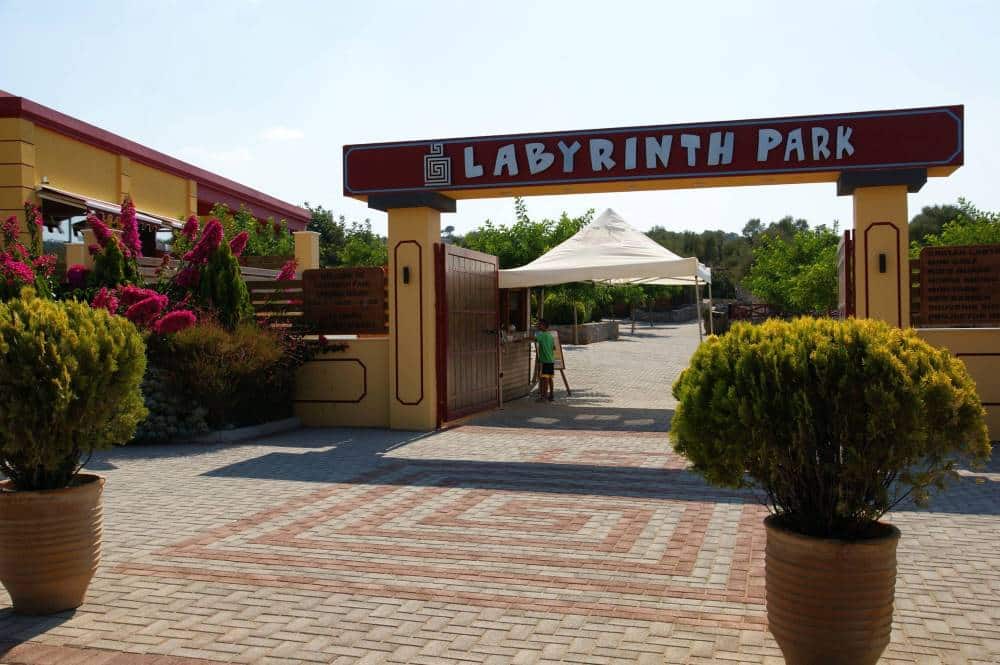 labyrith park in Crete