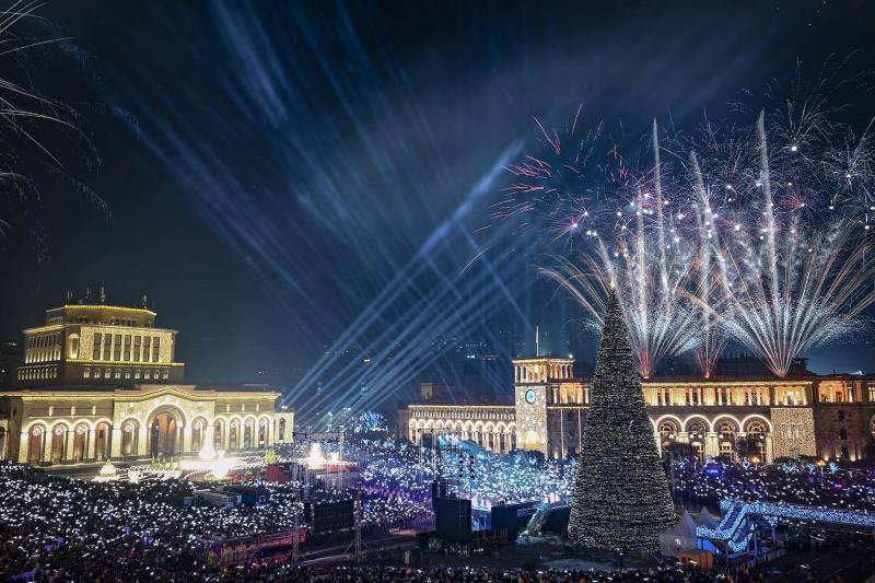 Yerevan Christmas tree 2024