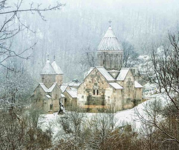 Haghartsin in winter